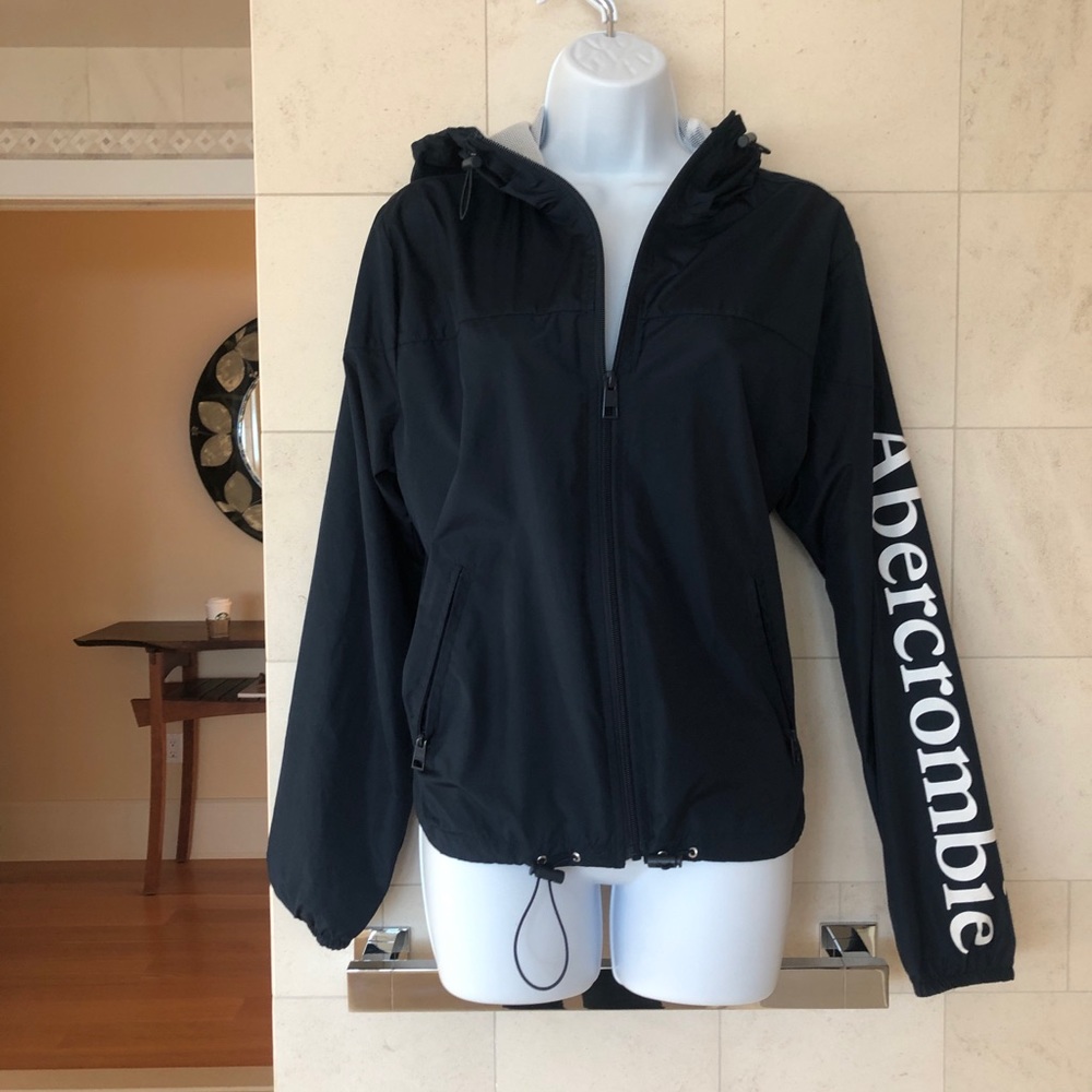 Abercrombie and Fitch Navy Wind Breaker size medium